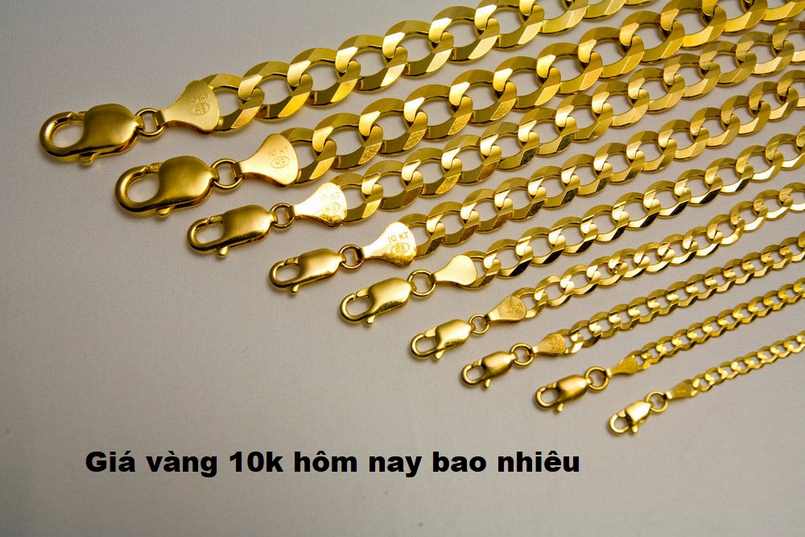 Giá vàng 10k mới nhất hôm nay