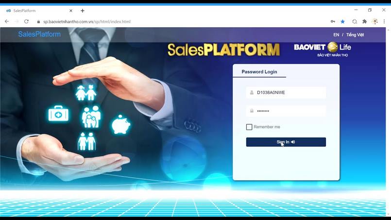 Salesplatform Bảo Việt là nền tảng bán hàng của Bảo Việt Nhân thọ